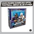 2025 Panini Donruss Optic Football Mega Trading Cards Blue Hyper LV