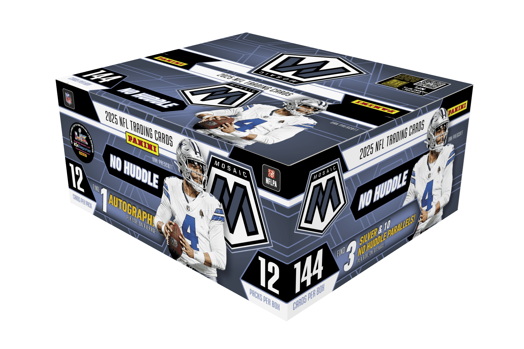 2025 Panini Mosaic Football No Huddle Trading Cards