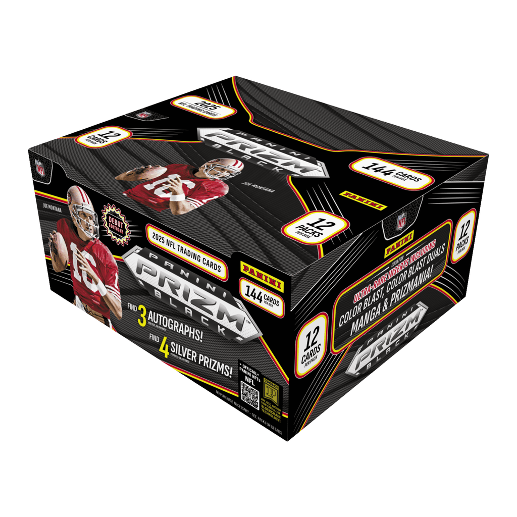 2025 Panini Prizm Black Football Hobby Trading Cards LV