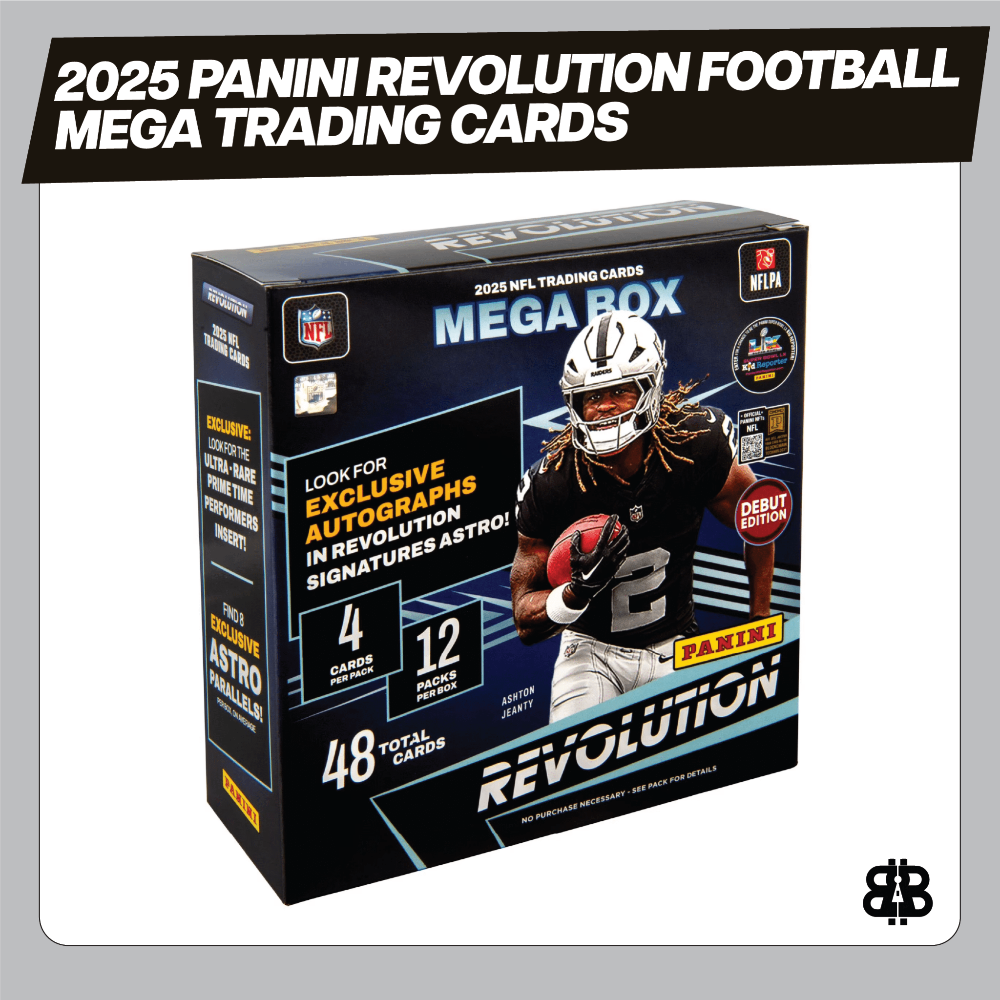 2025 Panini Revolution Football Mega Trading Cards LV