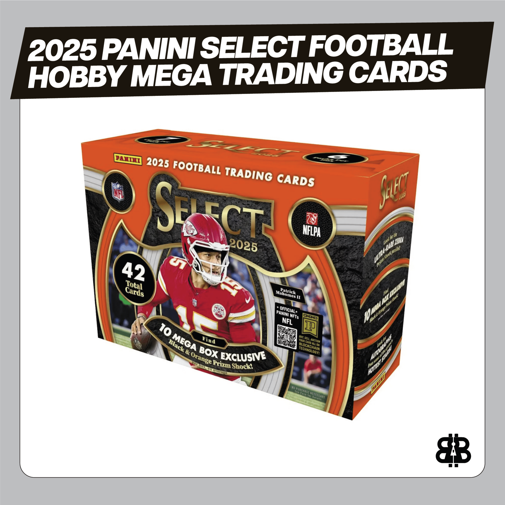 2025 Panini Select Football Hobby Mega Trading Cards LV