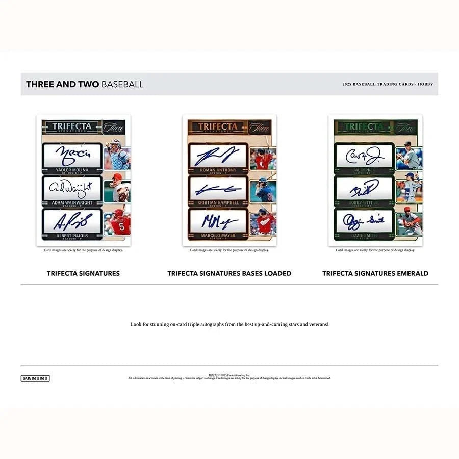 2025 Panini Three and Two Baseball FOTL Trading Cards