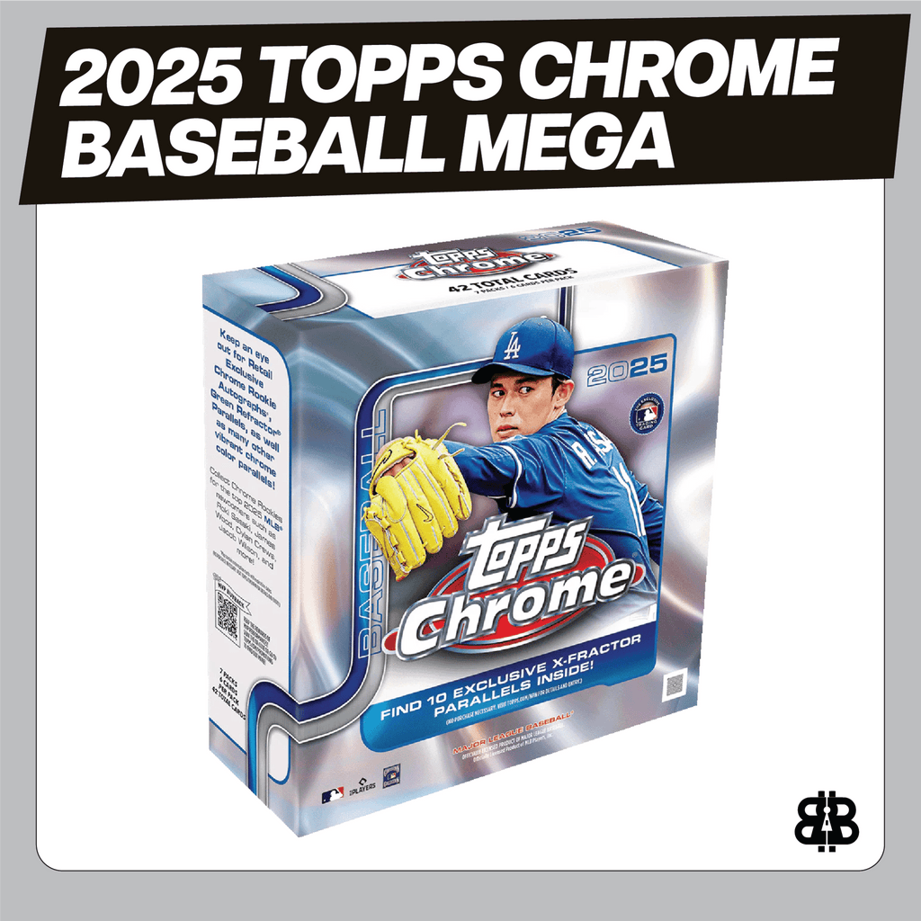 2025 Topps Chrome Baseball Mega Trading Cards LV