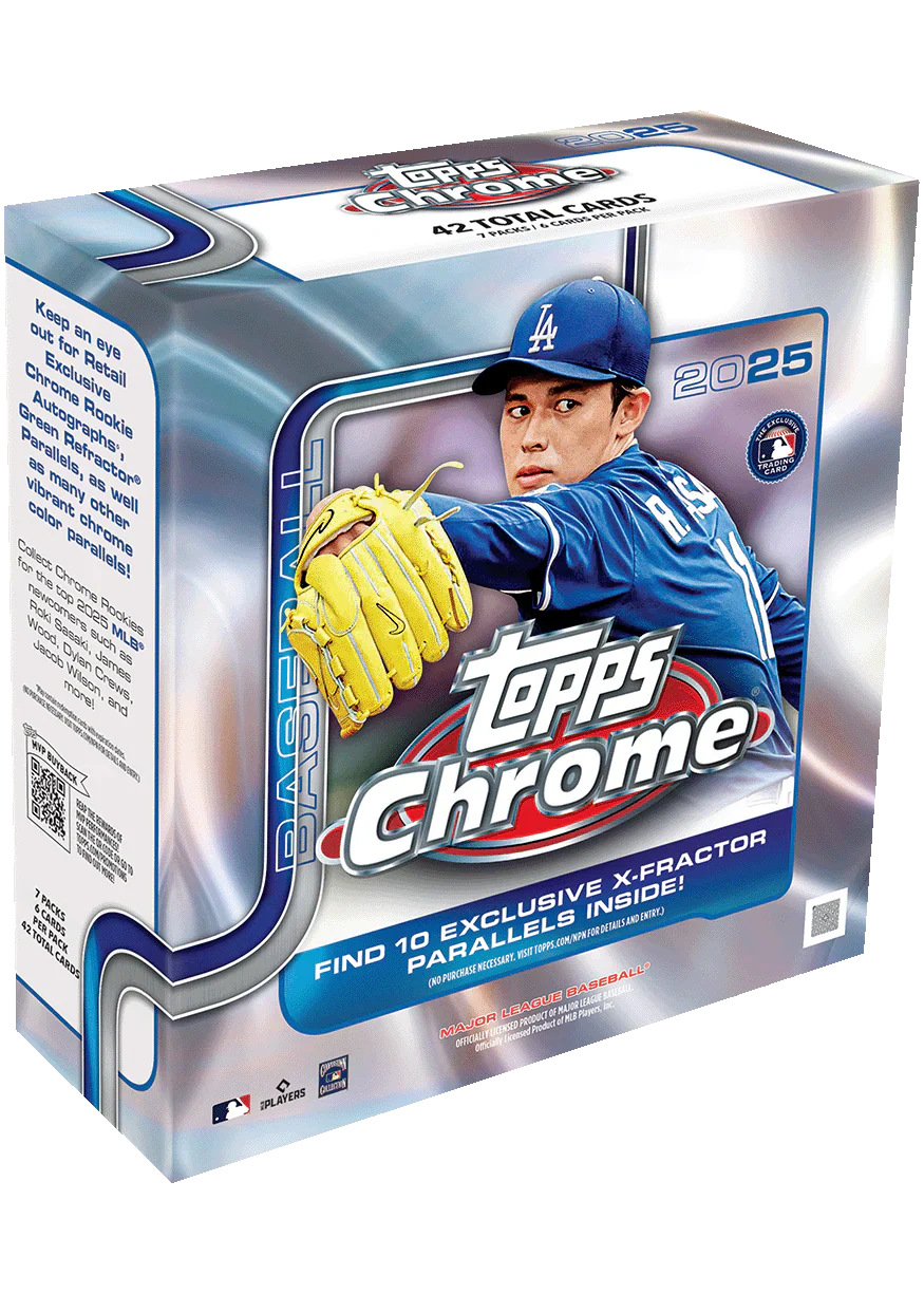2025 Topps Chrome Baseball Mega Trading Cards