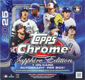 2025 Topps Chrome Baseball Sapphire Edition Trading Cards