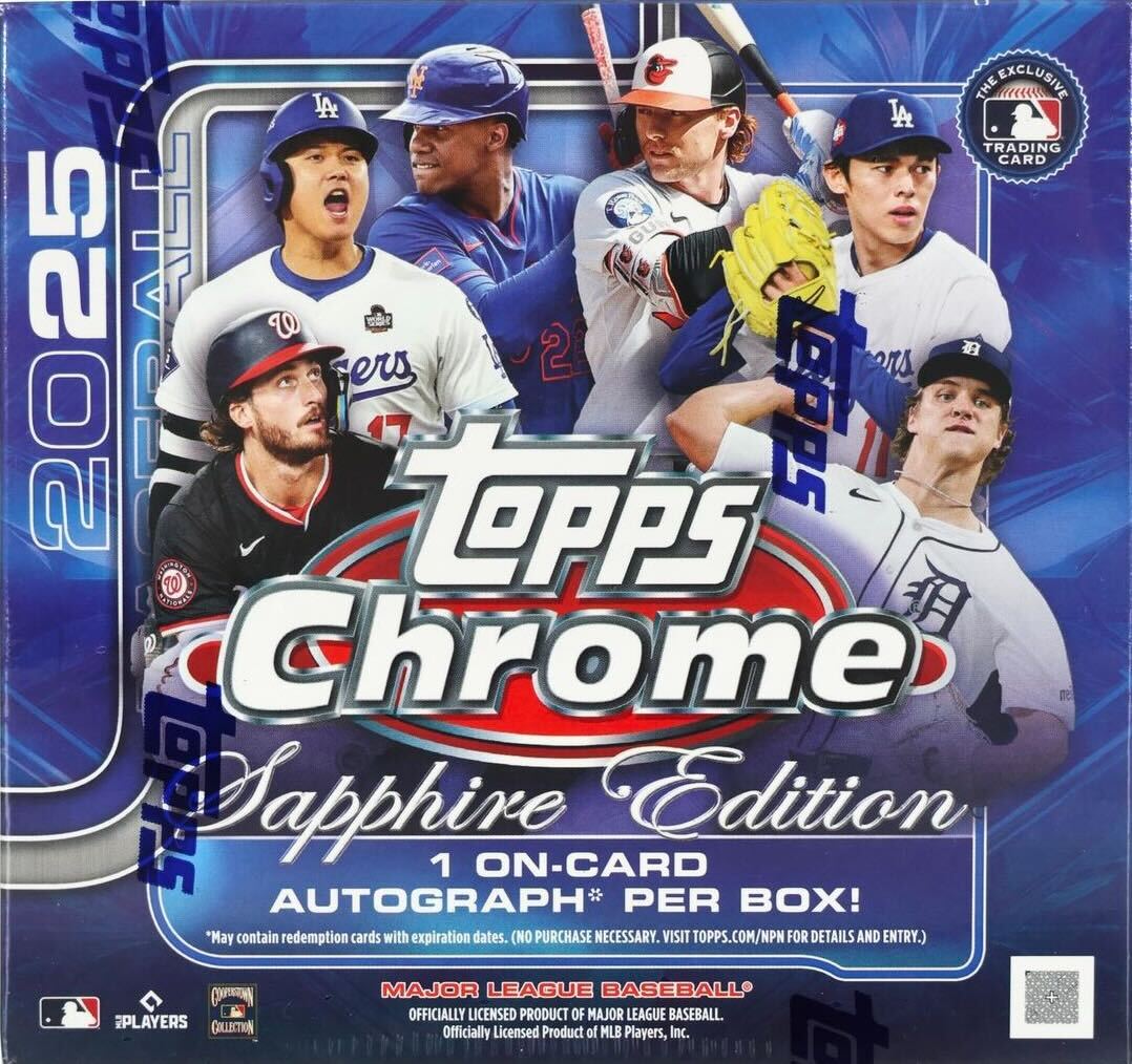 2025 Topps Chrome Baseball Sapphire Edition Trading Cards