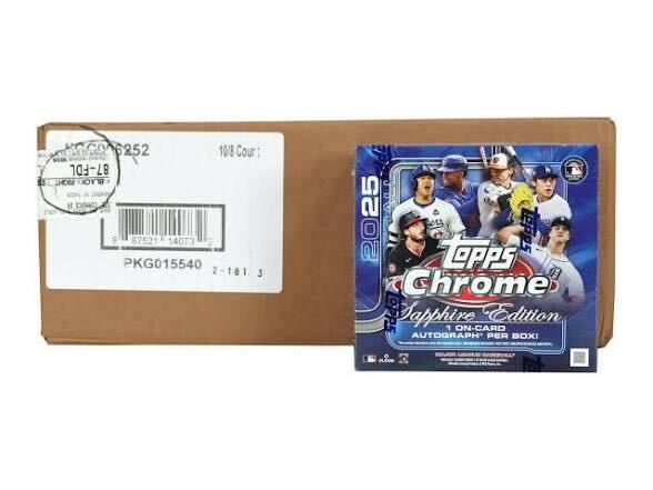 2025 Topps Chrome Baseball Sapphire Edition Trading Cards