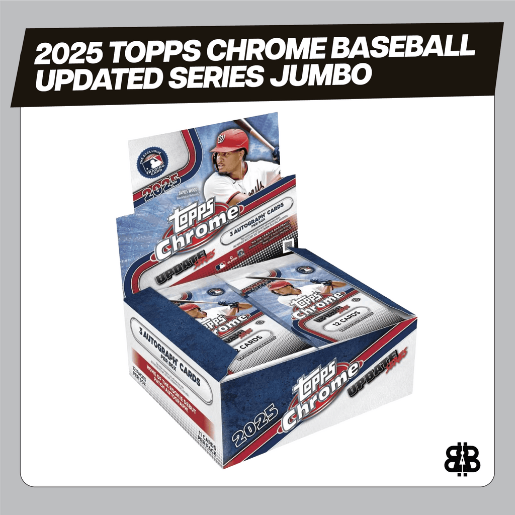 2025 Topps Chrome Baseball Updated Series Jumbo Trading Cards LV