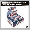 2025 Topps Chrome Baseball Updated Series Jumbo Trading Cards LV