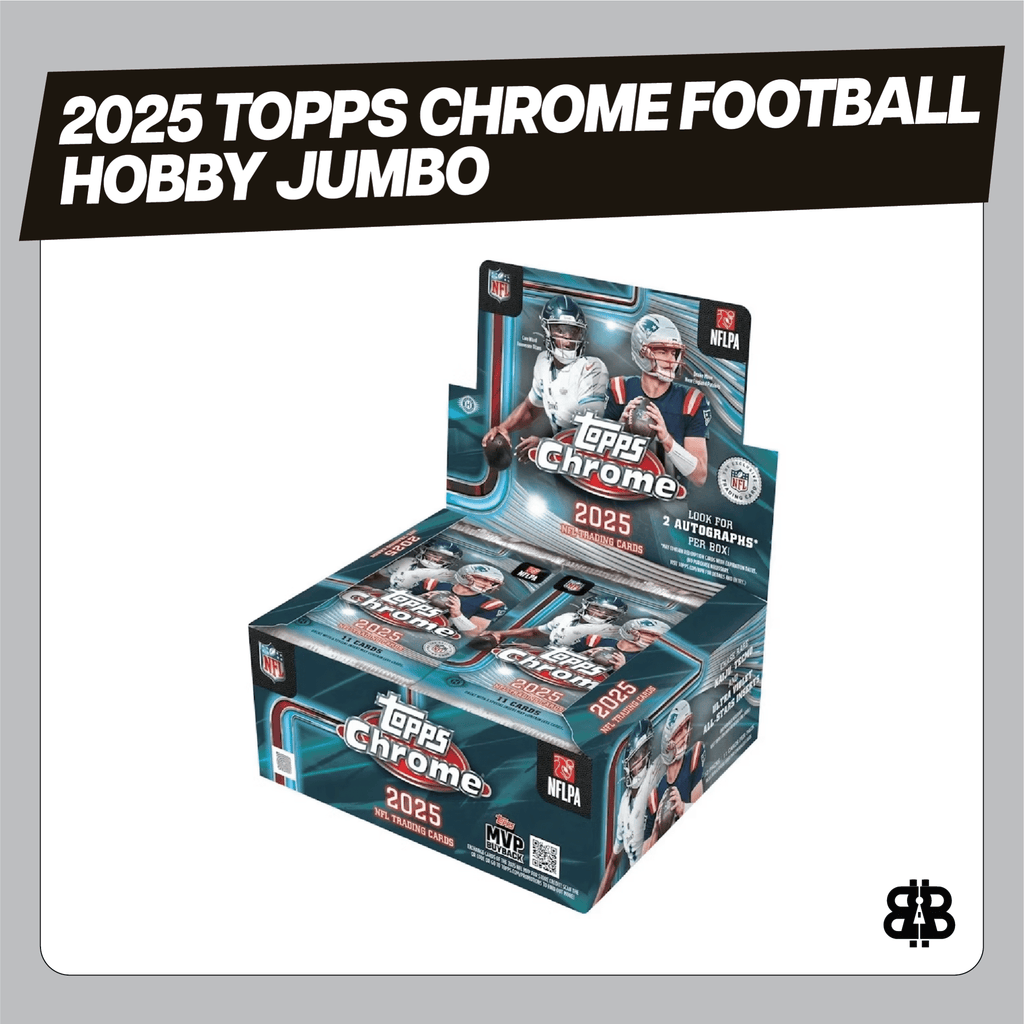 2025 Topps Chrome Football Hobby Jumbo Trading Cards LV