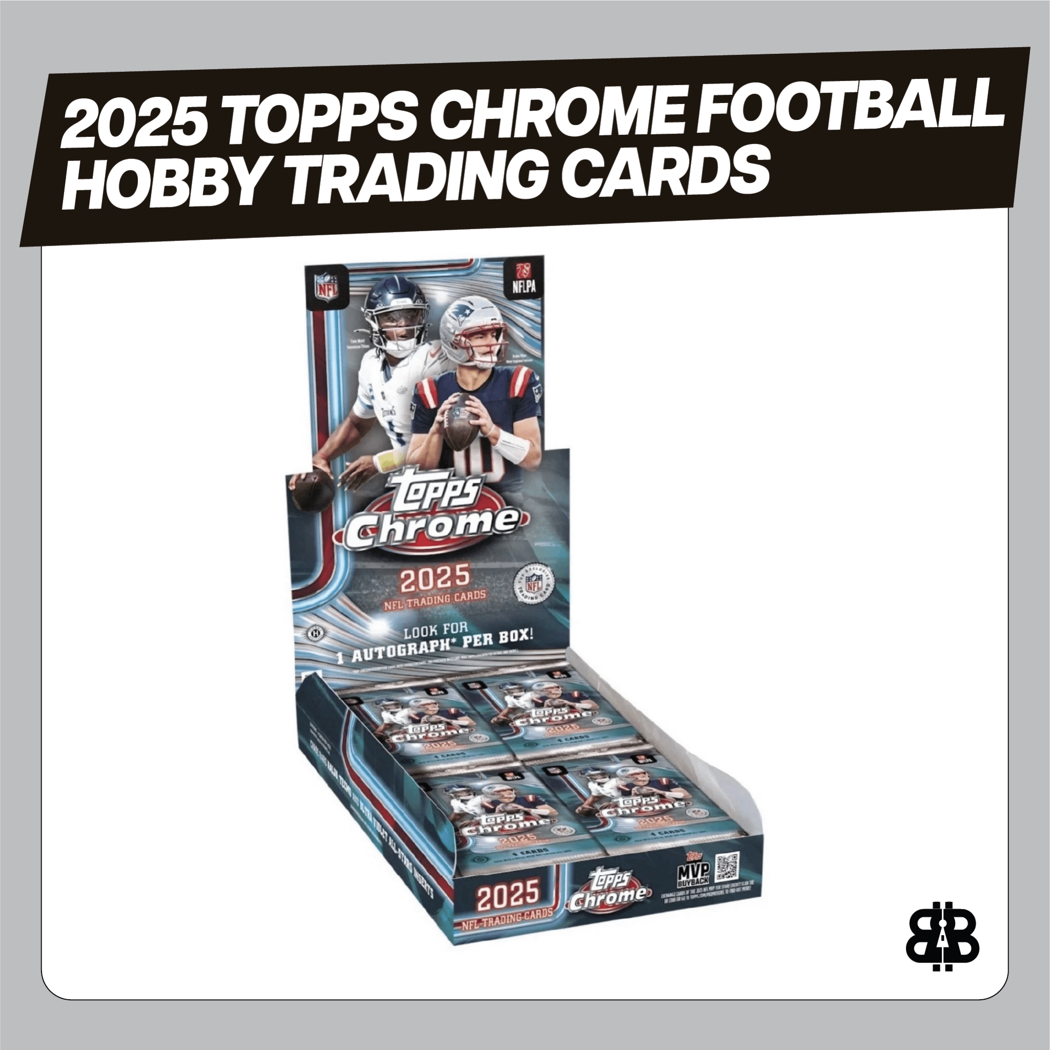 2025 Topps Chrome Football Hobby Trading Cards LV