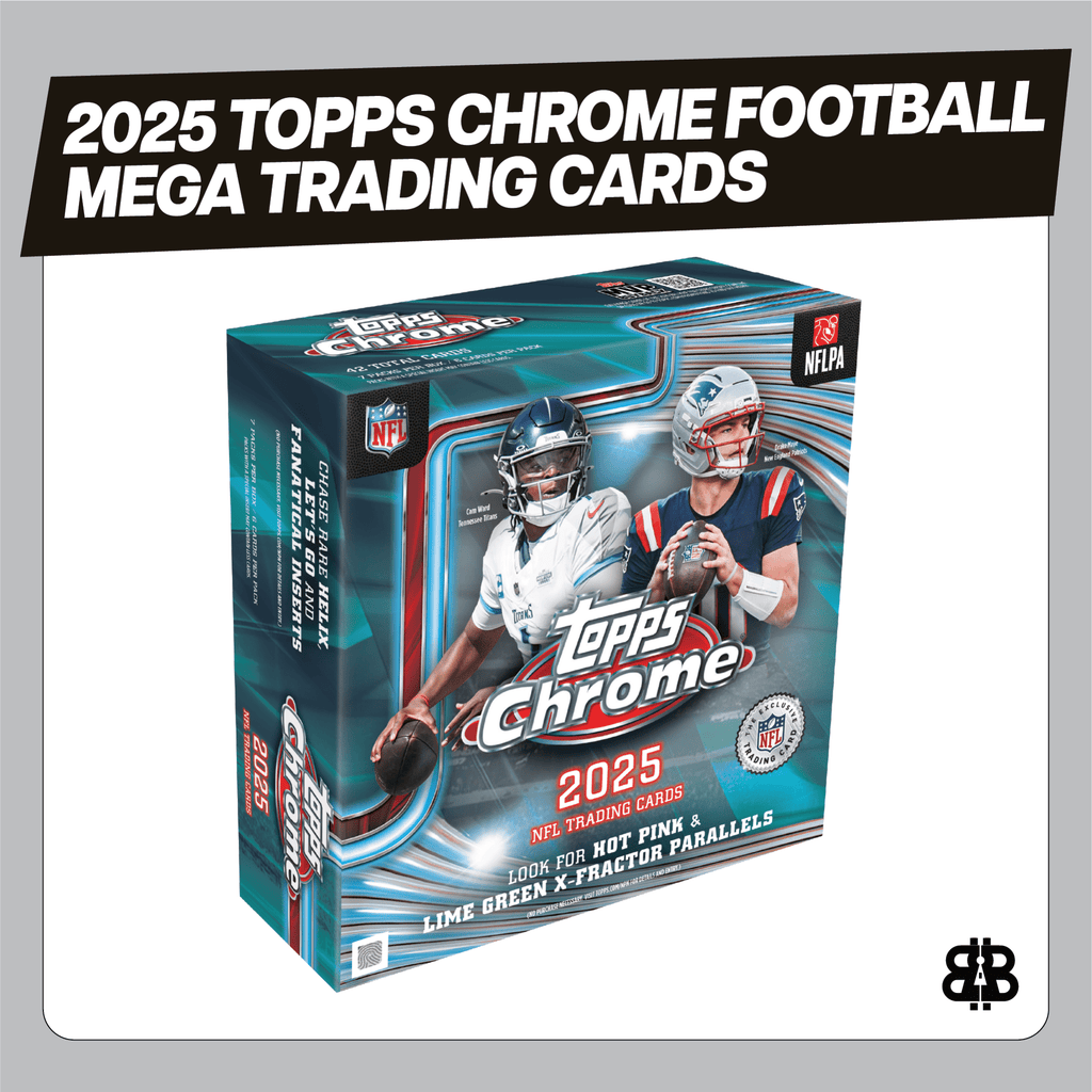2025 Topps Chrome Football Mega Trading Cards LV