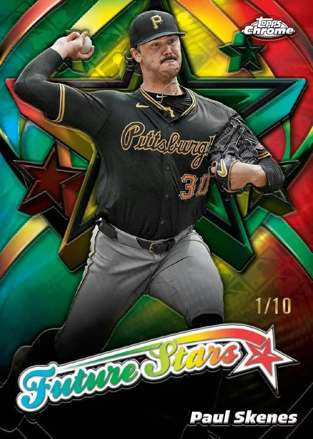 2025 Topps Chrome Baseball Logofractor Edition Trading Cards