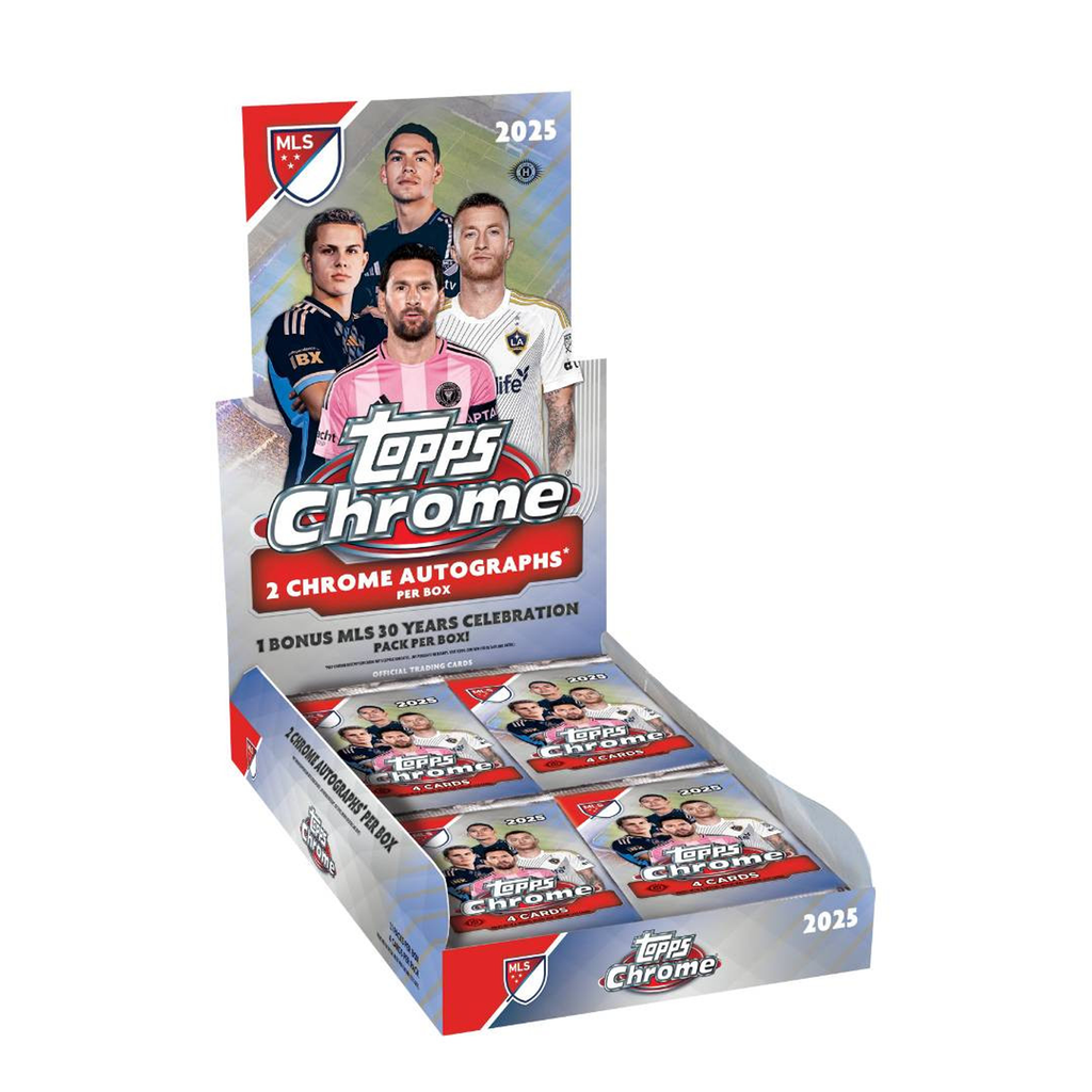 2025 Topps Chrome MLS Major League Soccer Hobby Trading Cards LV