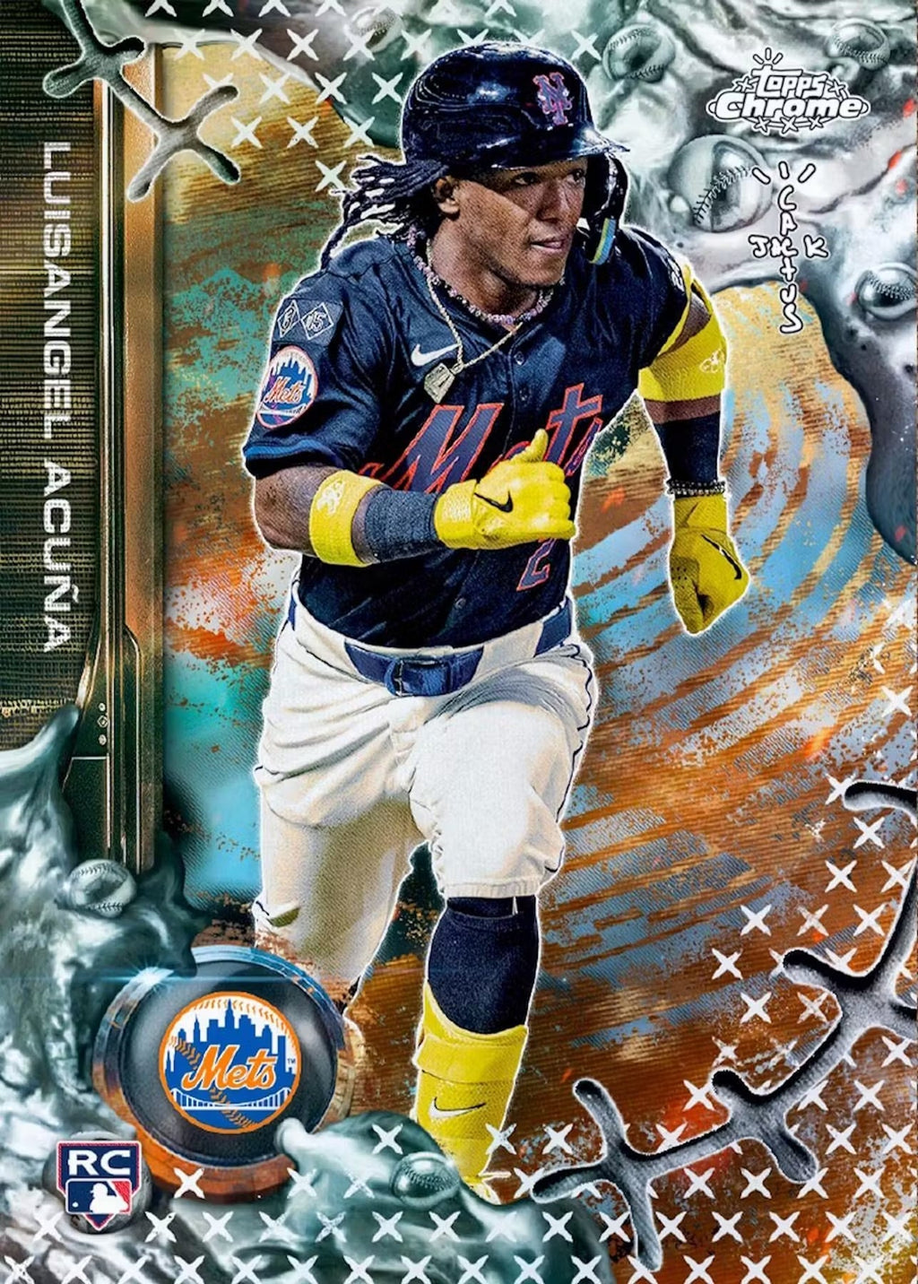 2025 Topps Chrome X Cactus Jack Fanatics Fest NYC Exclusive Baseball Trading Cards