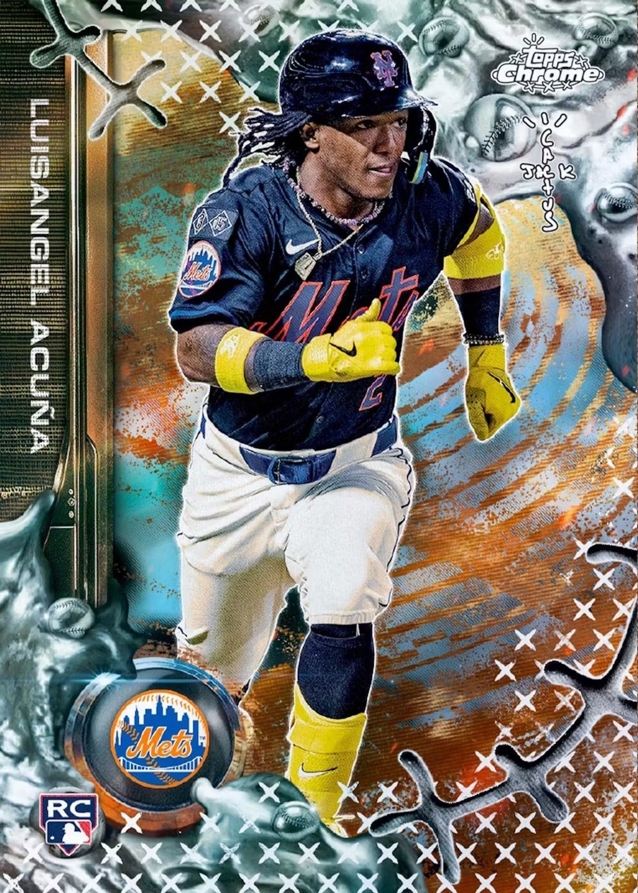 2025 Topps Chrome X Cactus Jack Fanatics Fest NYC Exclusive Baseball Trading Cards