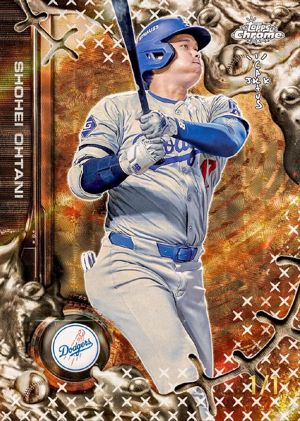 2025 Topps Chrome X Cactus Jack Fanatics Fest NYC Exclusive Baseball Trading Cards