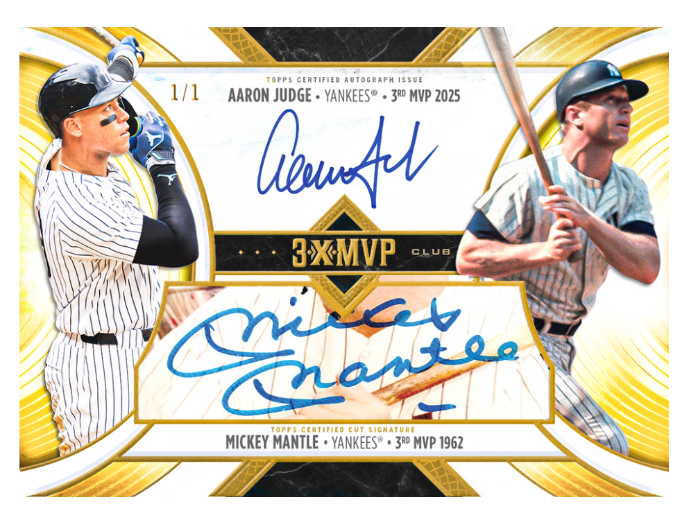 2025 Topps MLB MVP Collection Baseball Hobby Ohtani & Judge Trading Cards