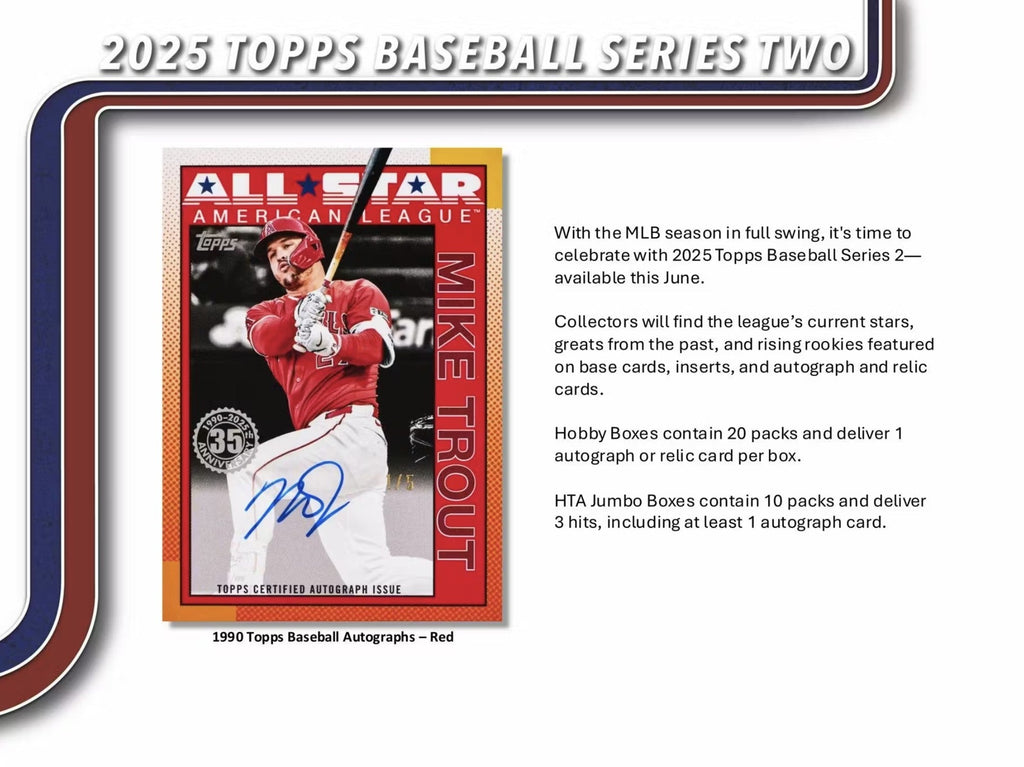 2025 Topps Series 2 Baseball Hobby Trading Cards