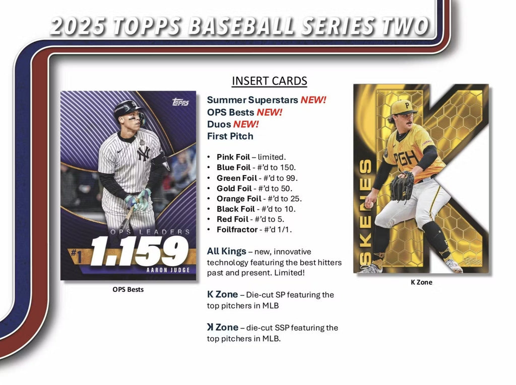 2025 Topps Series 2 Baseball Hobby Trading Cards