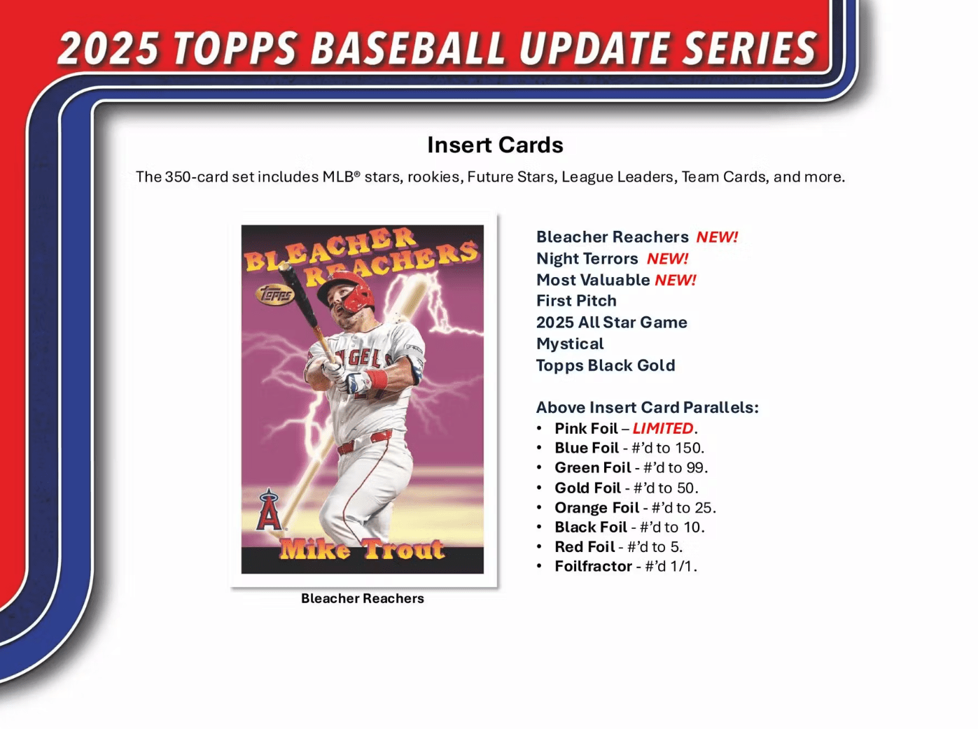 2025 Topps Update Series Baseball Hobby Jumbo Trading Cards