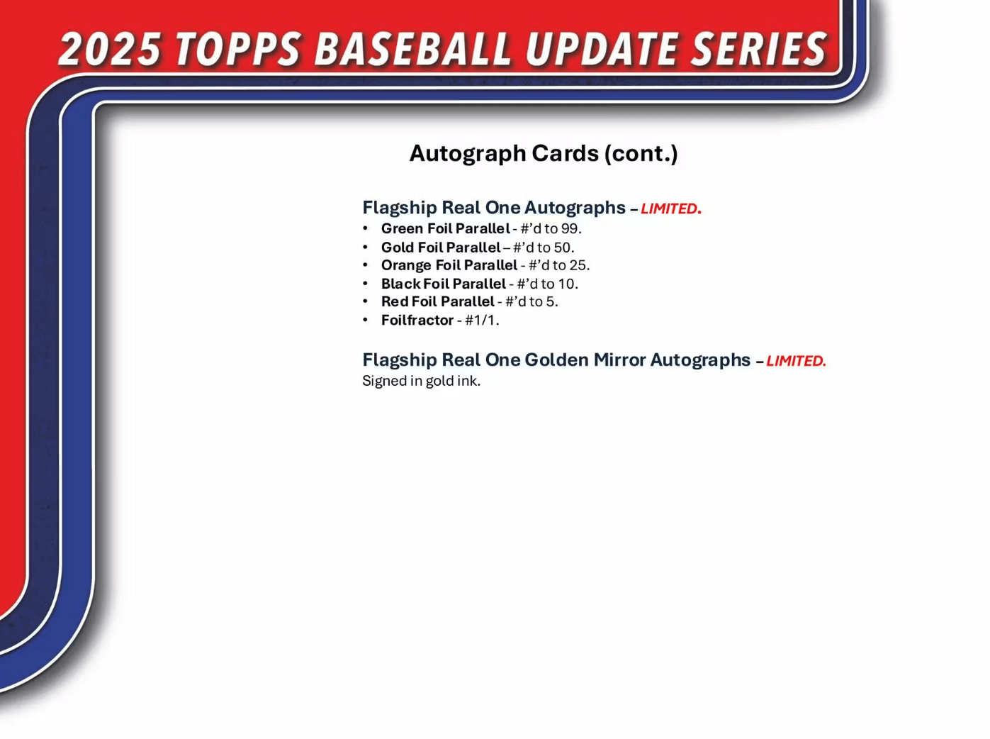 2025 Topps Update Series Baseball Hobby Jumbo Trading Cards