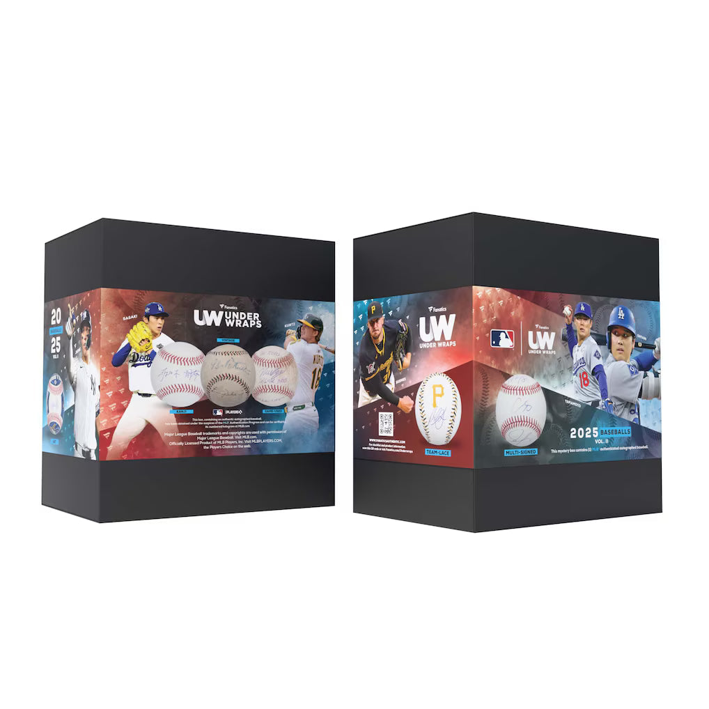 2025 Under Wraps Autographed Baseballs Vol 2
