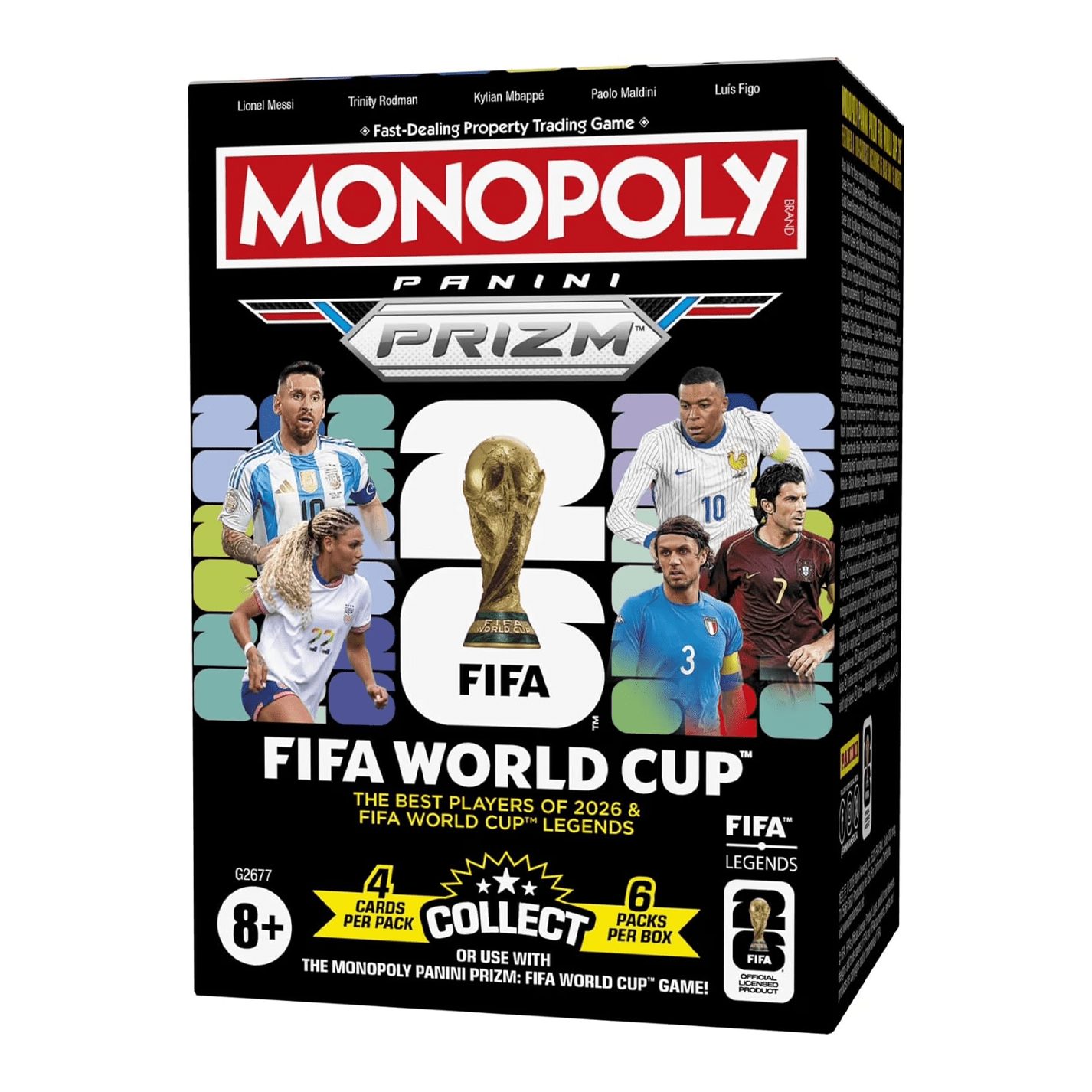2026 Panini Prizm Monopoly FIFA World Cup Soccer Blaster Trading Cards LV