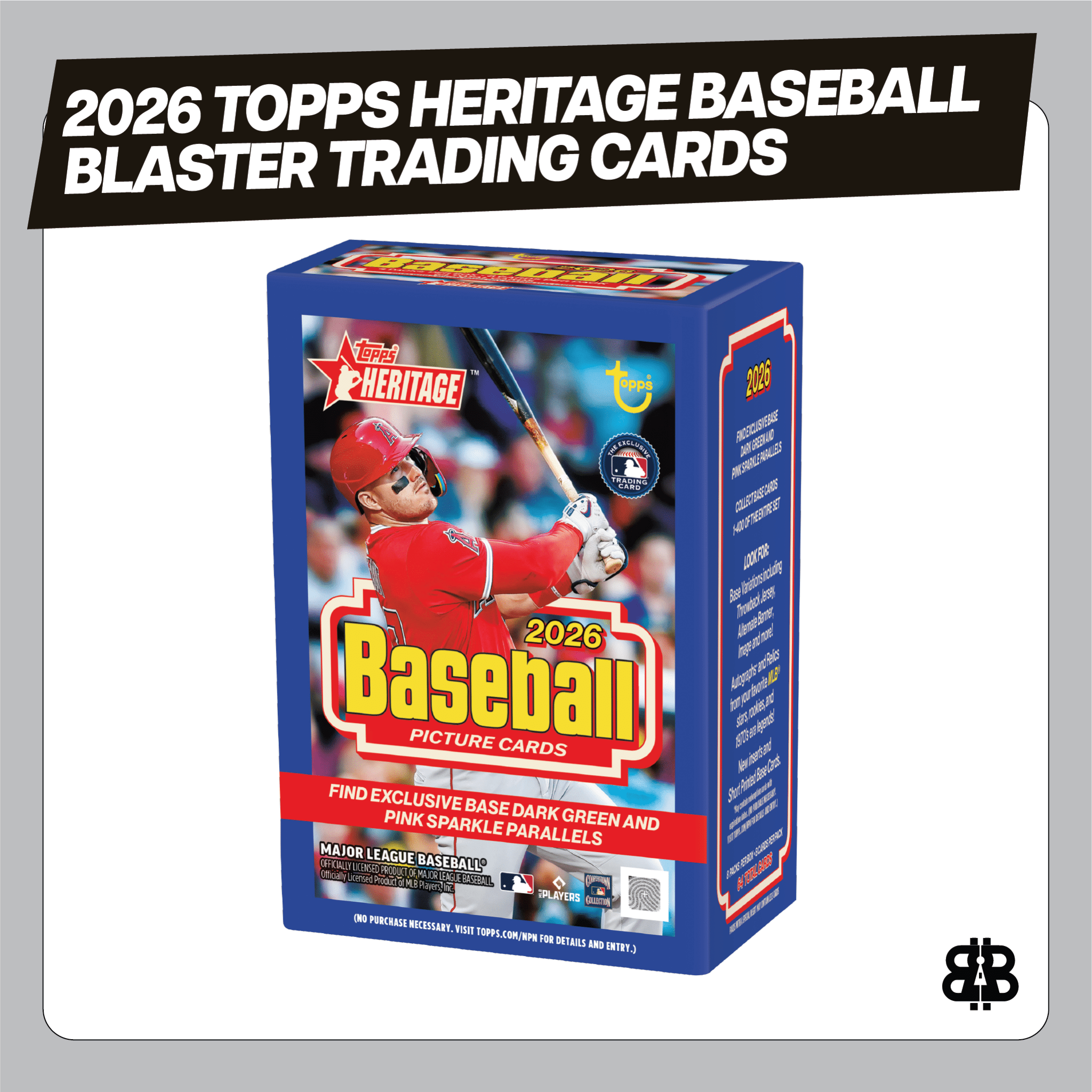 2026 Topps Heritage Baseball Blaster Trading Cards