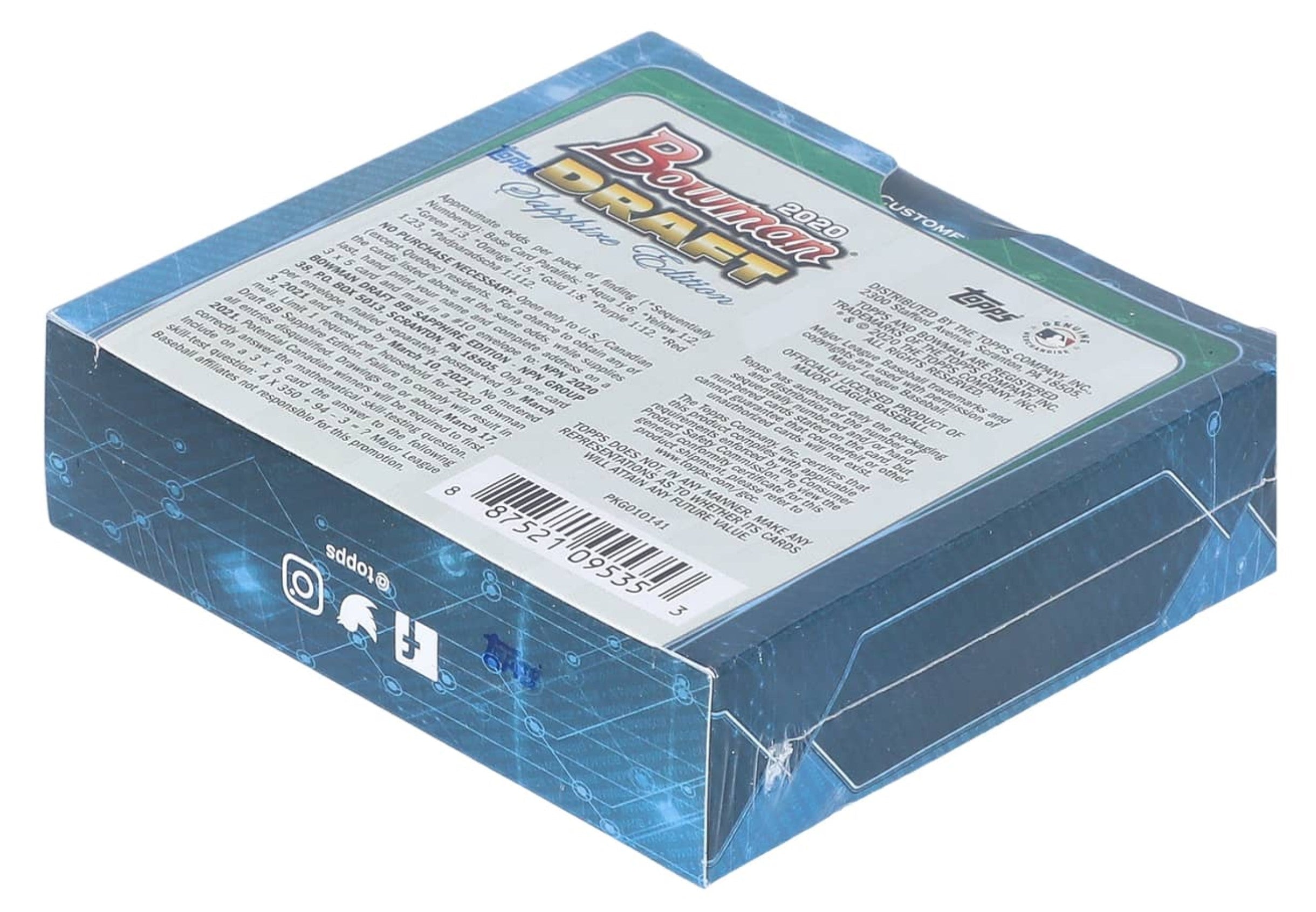 2020 Topps Bowman Draft Baseball Sapphire Hobby Trading Cards