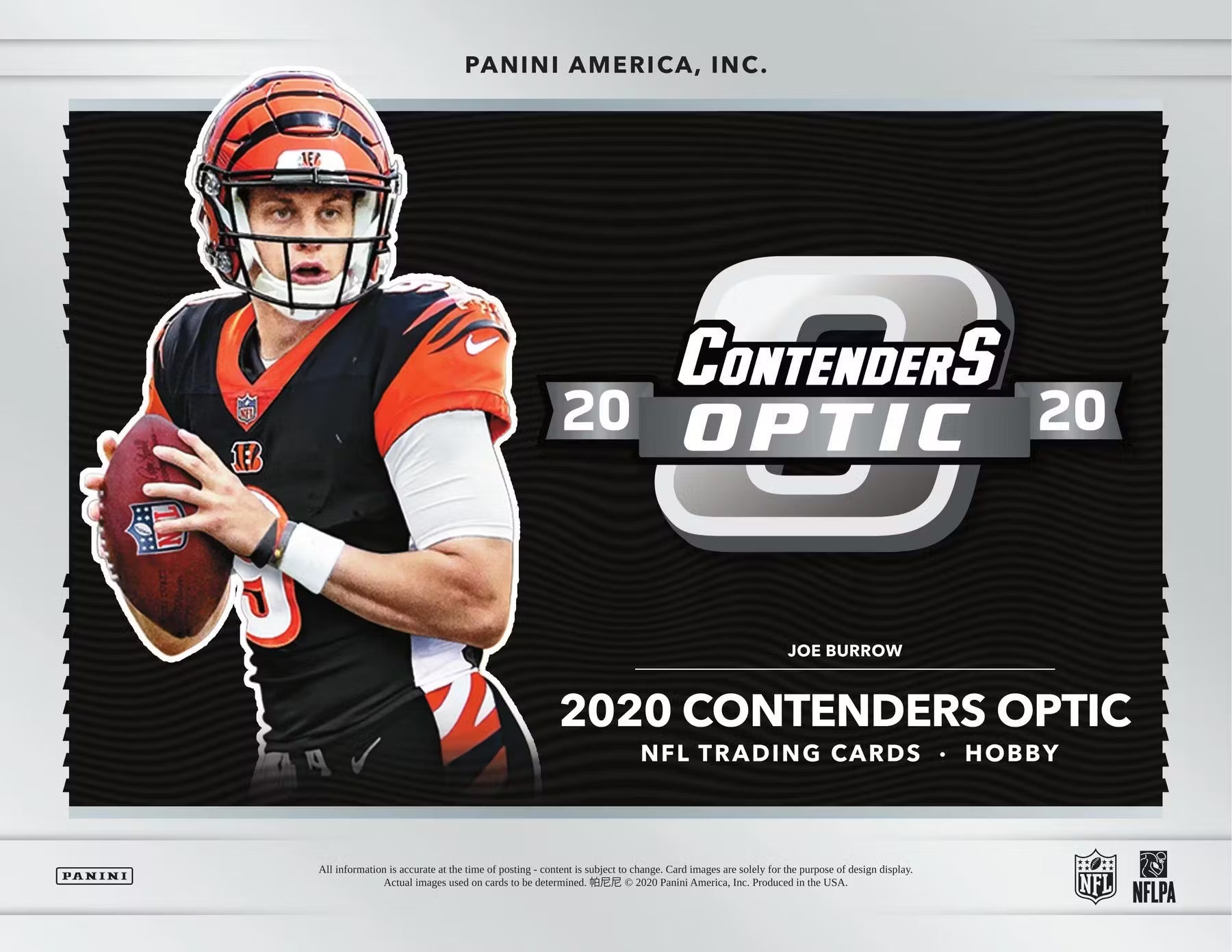 2020 Panini Contenders Optic Football Hobby Trading Cards