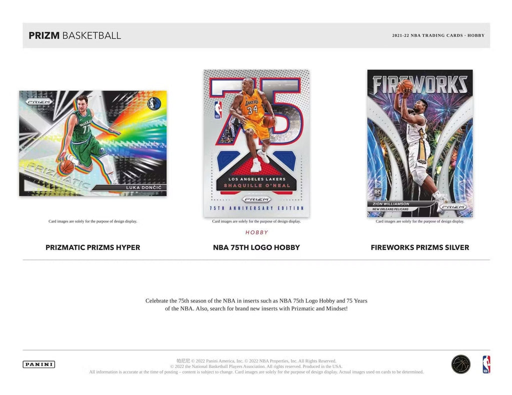 2021-22 Panini Prizm Basketball FOTL Trading Cards