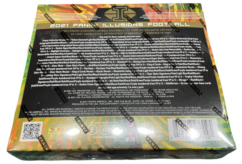 2021 Panini Illusions Football Hobby Trading Cards