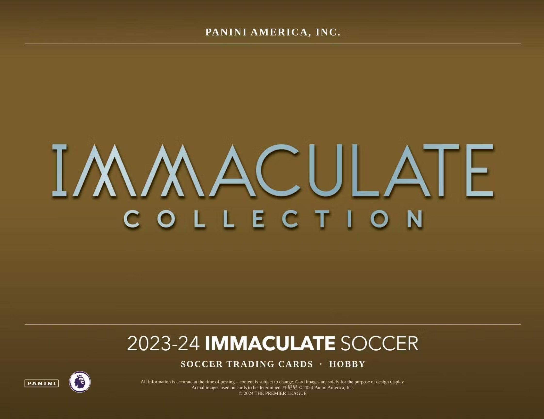 2023-24 Panini Immaculate Soccer Hobby Trading Cards