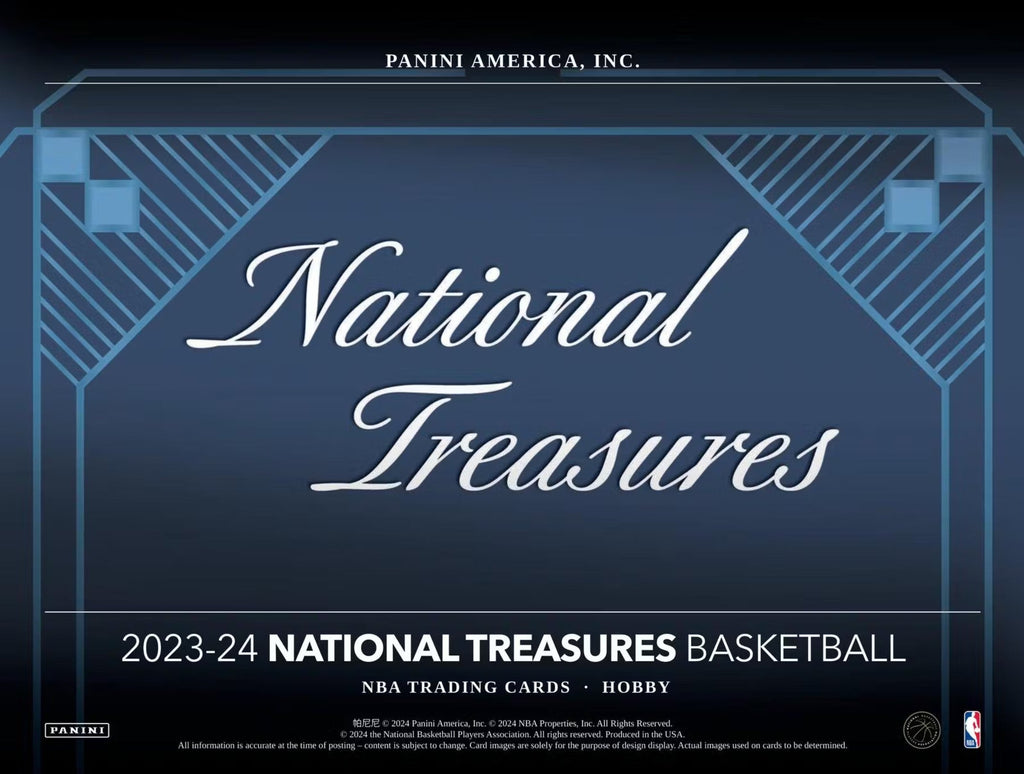 2023-24 Panini National Treasures Basketball Hobby Trading Cards