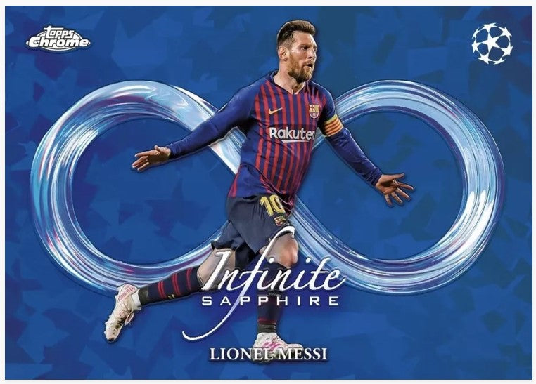 2023-24 Topps Chrome UEFA Club Competitions Soccer Sapphire Edition Trading Cards