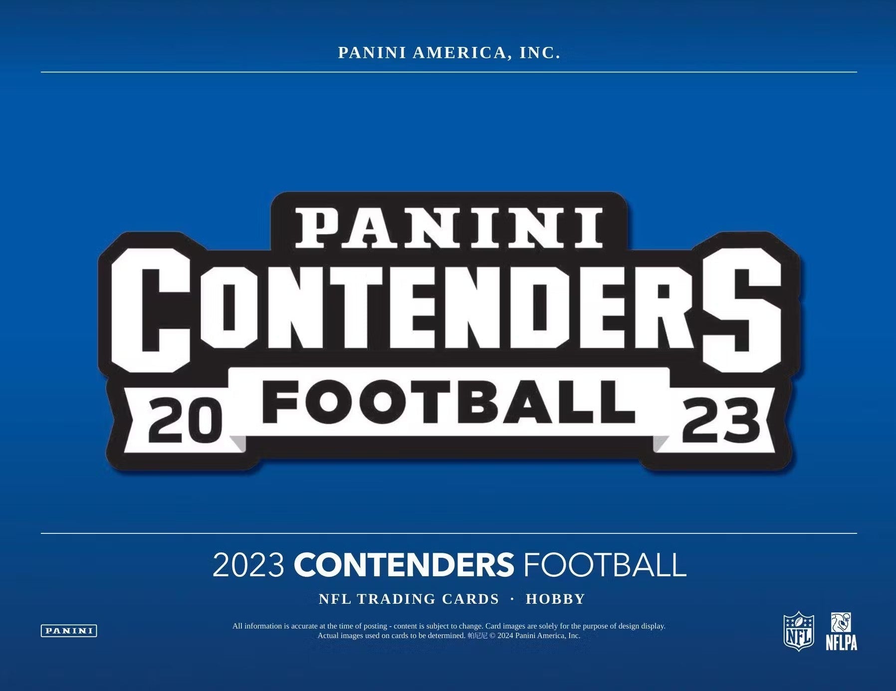 2023 Panini Contenders Football Hobby Trading Cards