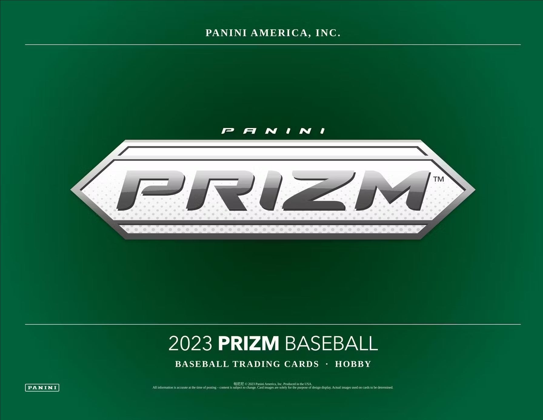 2023 Panini Prizm Baseball Hobby Trading Cards
