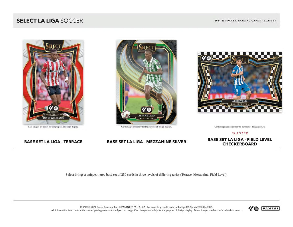 2024-25 Panini Select Soccer La Liga Blaster Trading Cards