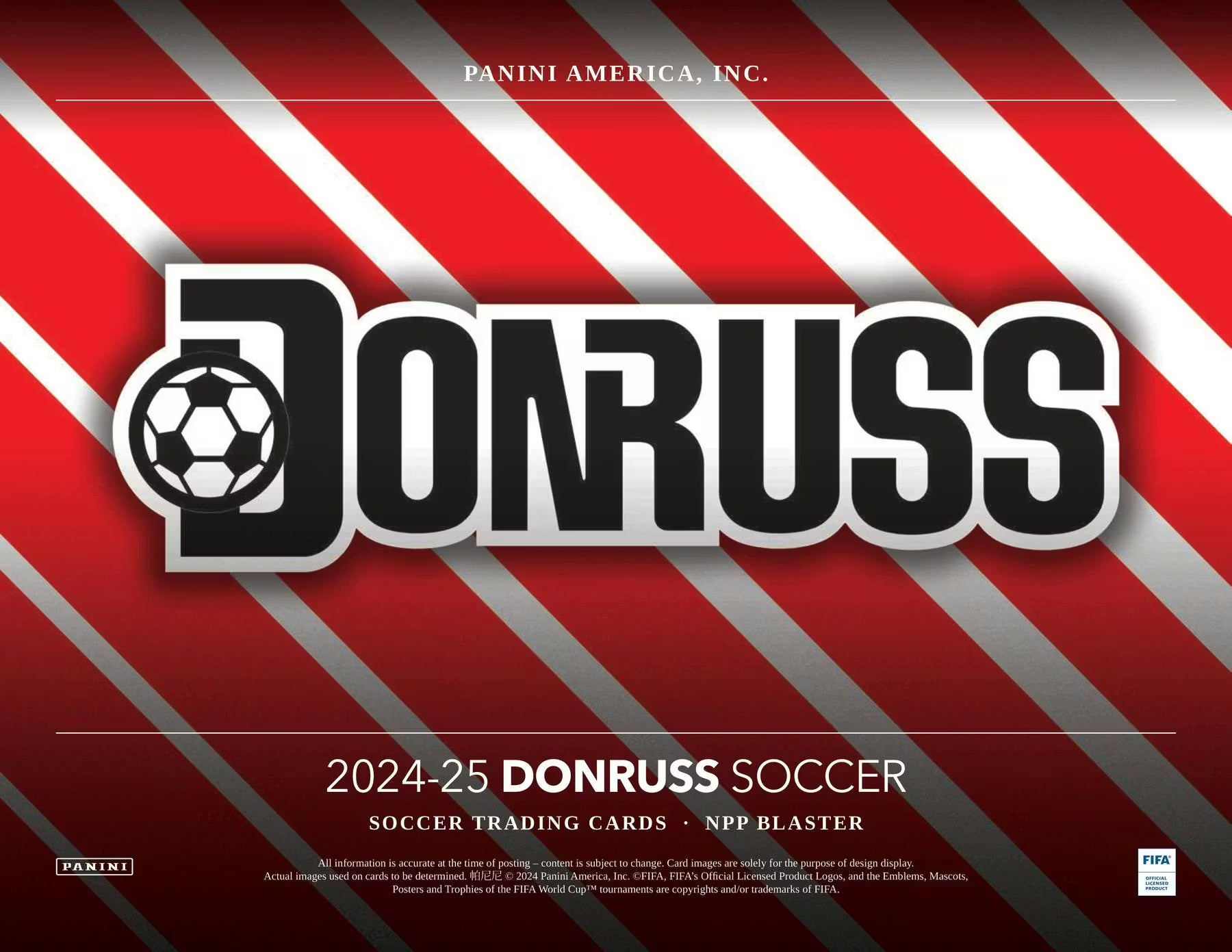 2024-25 Panini Donruss Soccer Blue Cubic Blaster Trading Cards LV