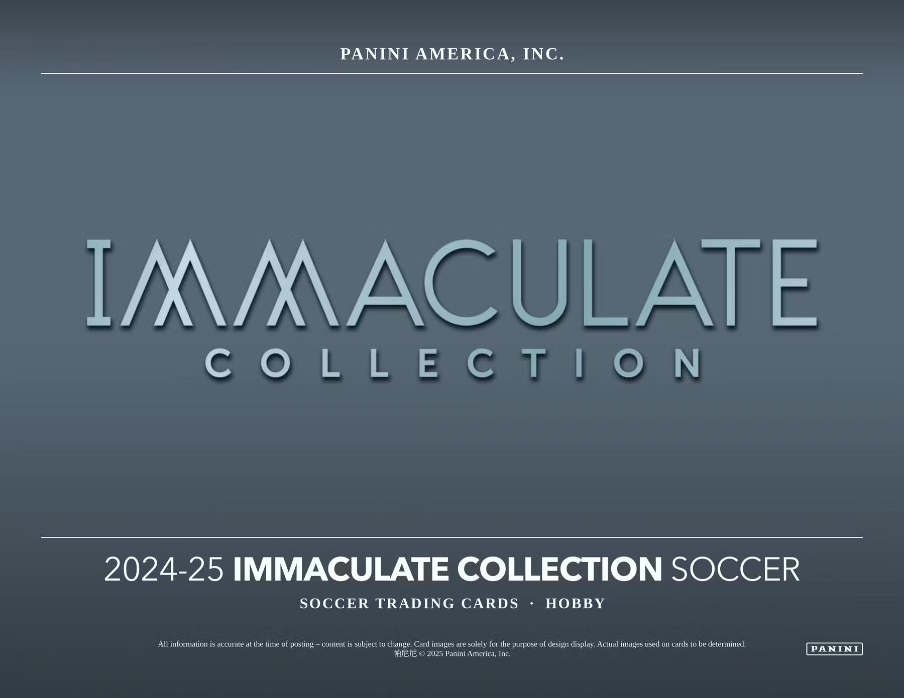 2024-25 Panini Immaculate Soccer Hobby Trading Cards