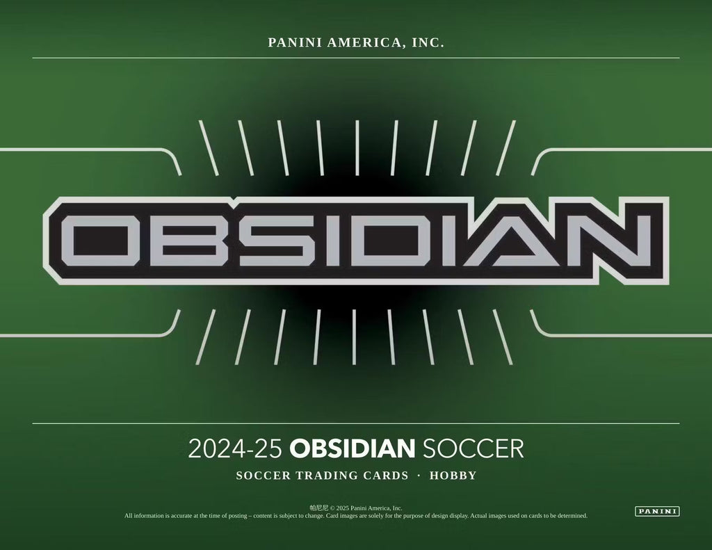 2024-25 Panini Obsidian Soccer Hobby Trading Cards