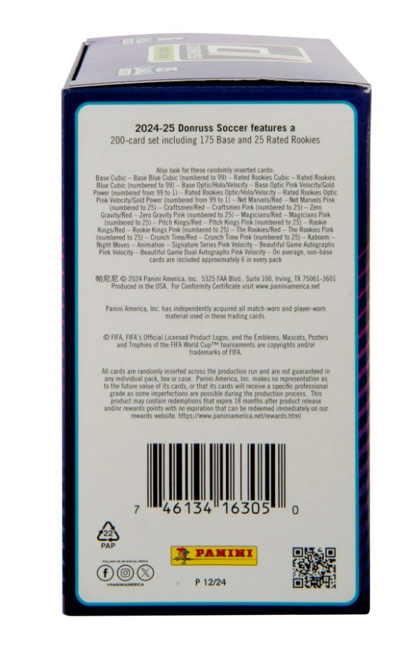 2024-25 Panini Donruss Soccer Blaster Trading Cards