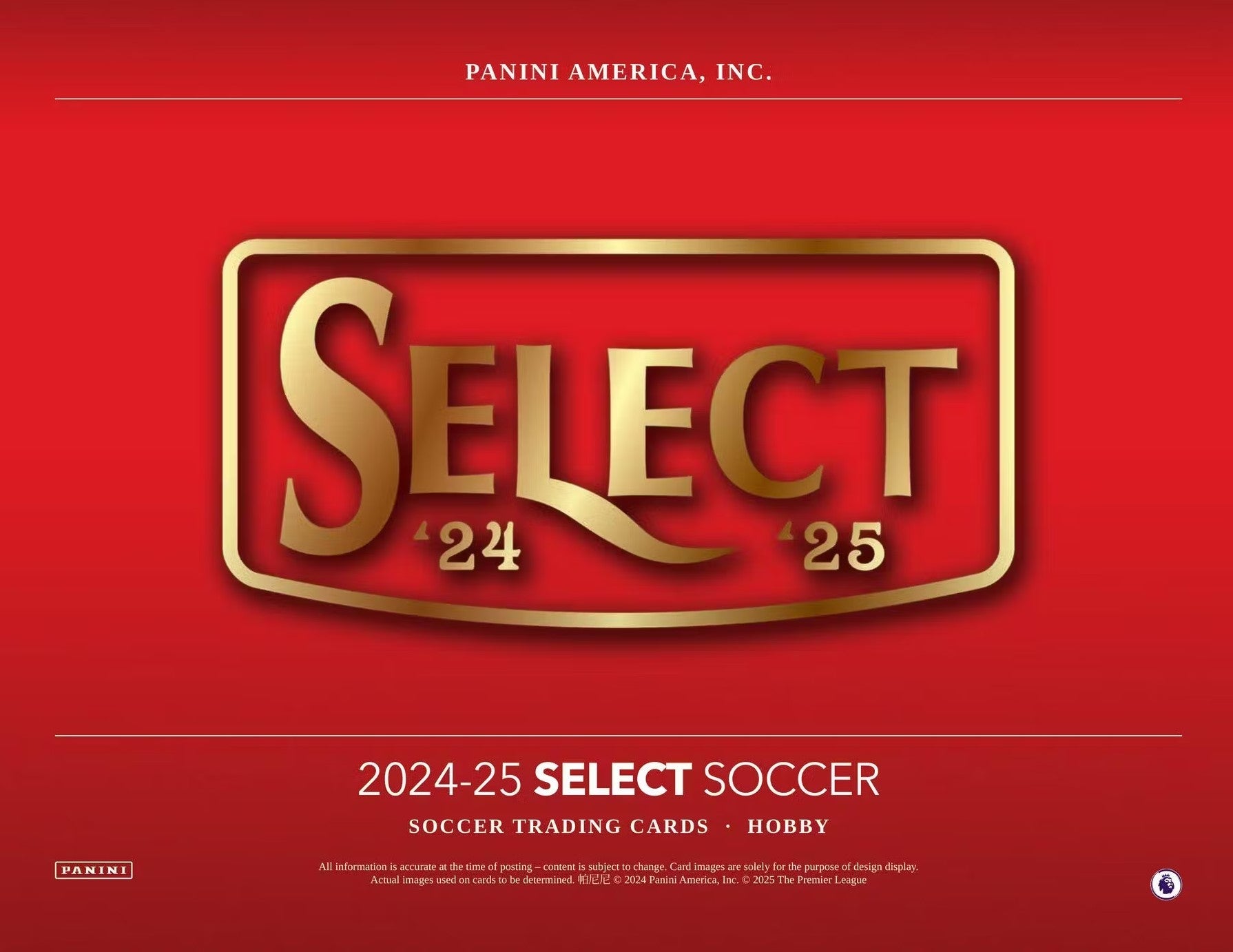 2024-25 Panini Select Soccer EPL Hobby Trading Cards