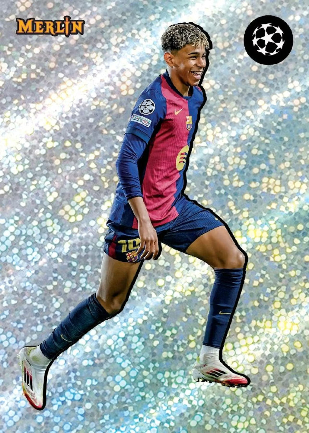 2024-25 Topps Chrome Merlin Soccer UEFA Club Competition Breaker Delight Trading Cards
