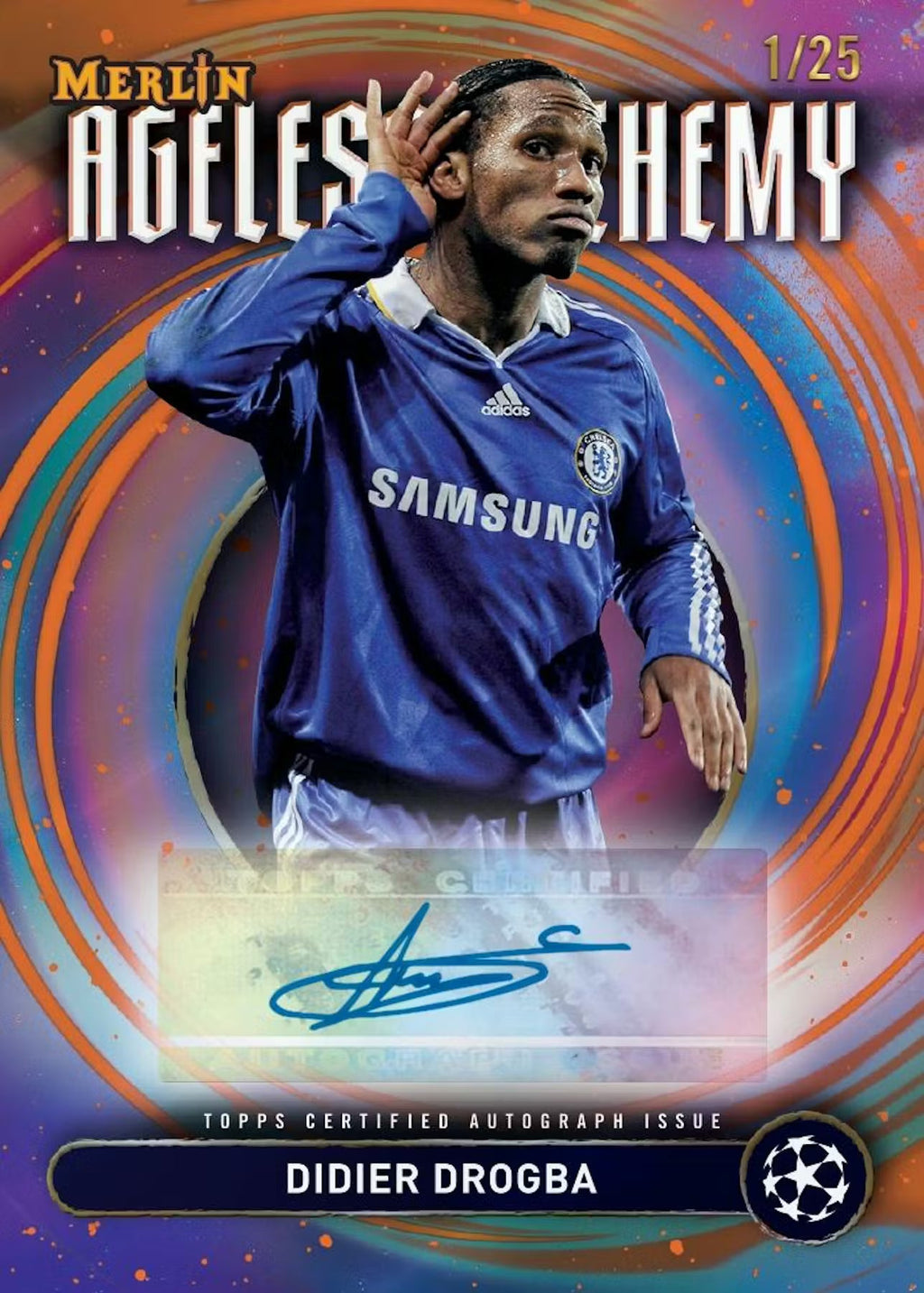 2024-25 Topps Chrome Merlin Soccer UEFA Club Competition Hobby Trading Cards LV