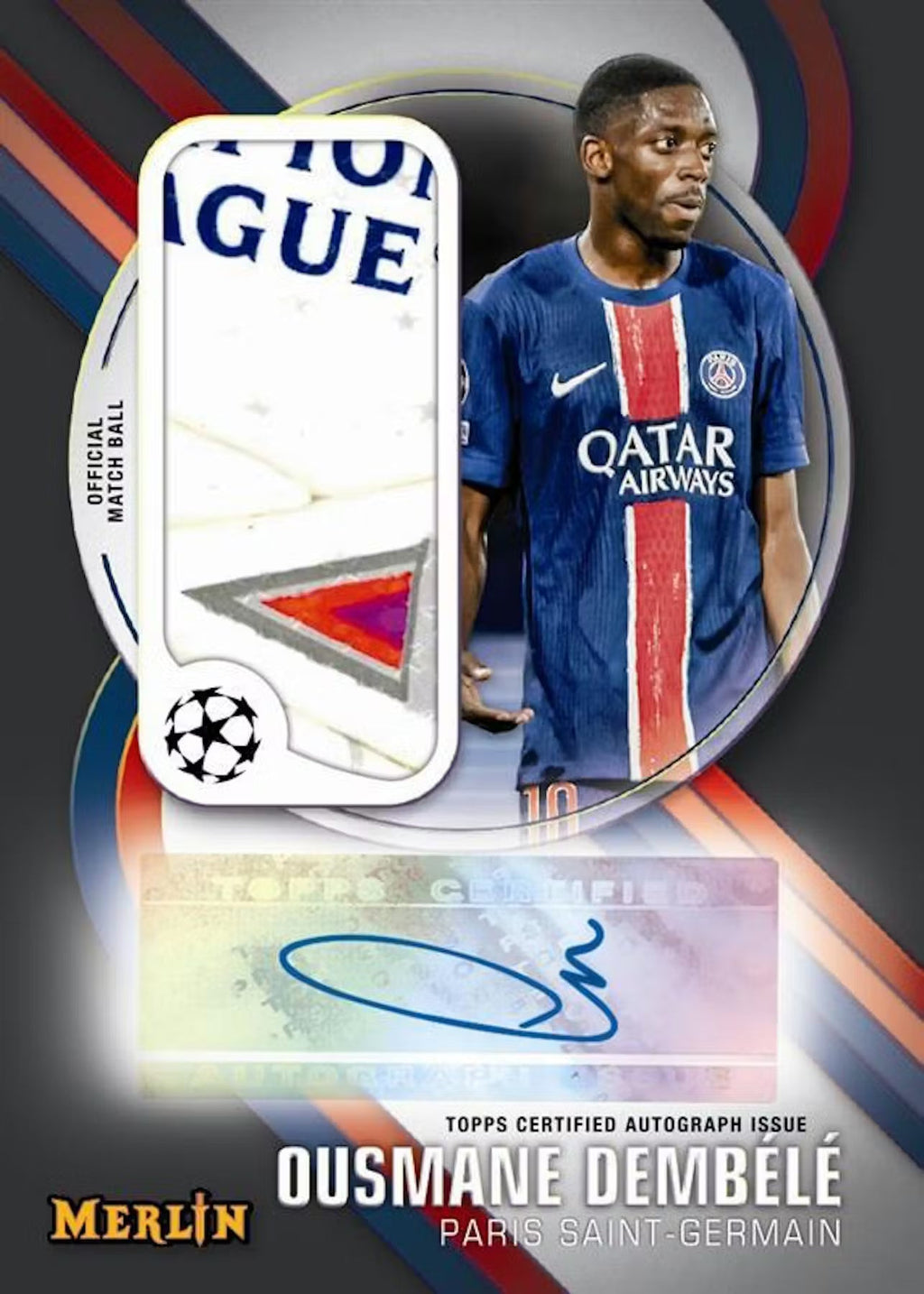 2024-25 Topps Chrome Merlin Soccer UEFA Club Competition Breaker Delight Trading Cards