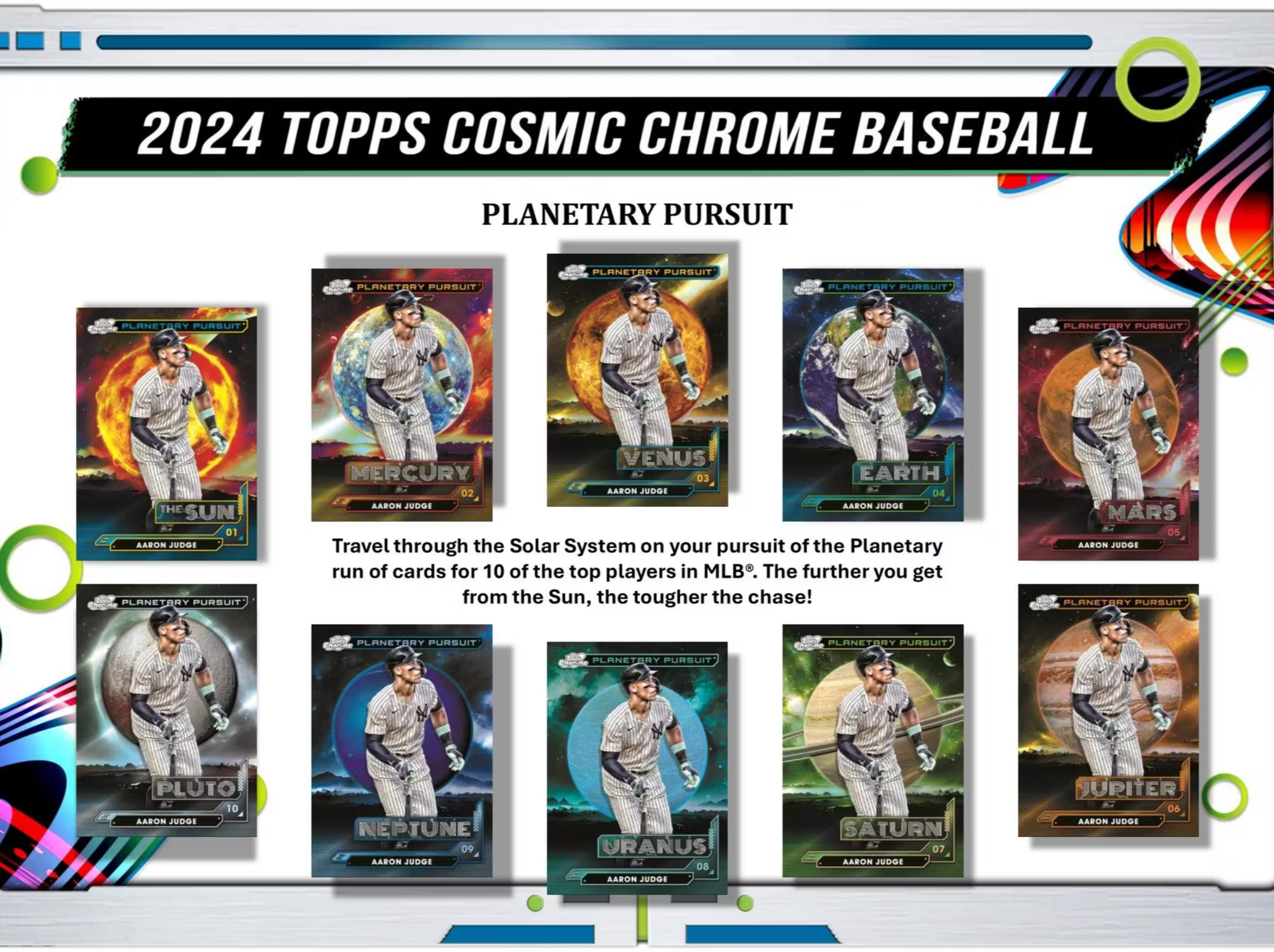 2024 Topps Cosmic Chrome Baseball Hobby Trading Cards