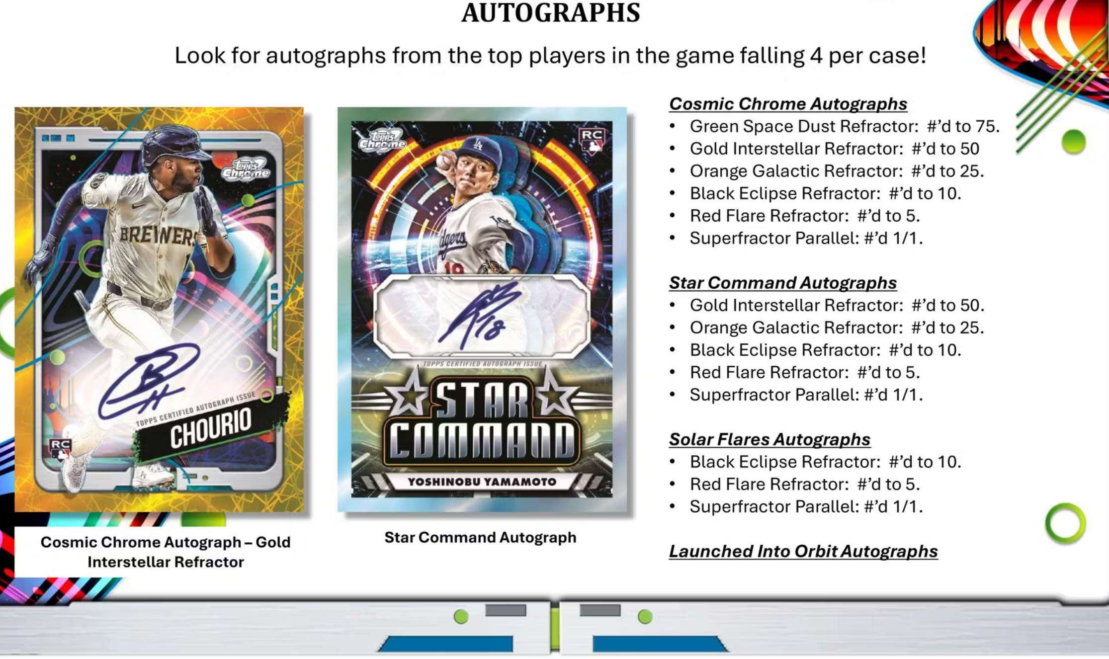 2024 Topps Cosmic Chrome Baseball Hobby Trading Cards