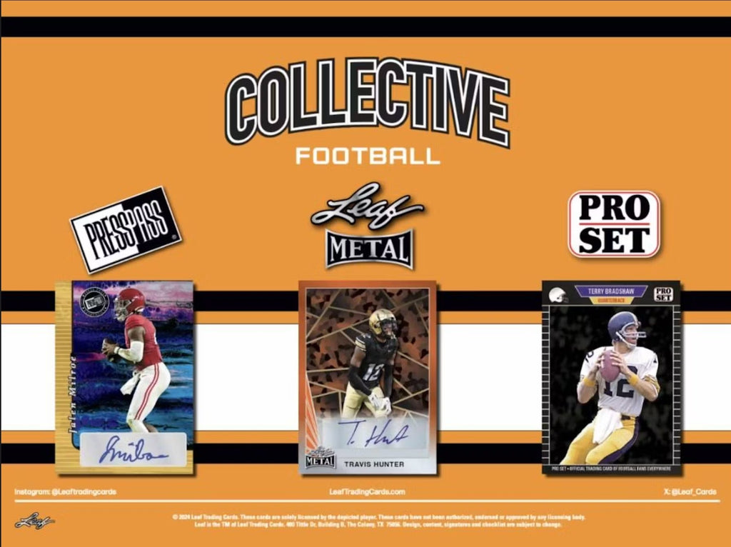 2024 Leaf Collective Football Hobby Trading Cards